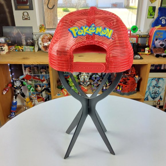 Pokémon Poké Ball Mesh Youth/Small Adult Adjustable Hat - Picture 4 of 9